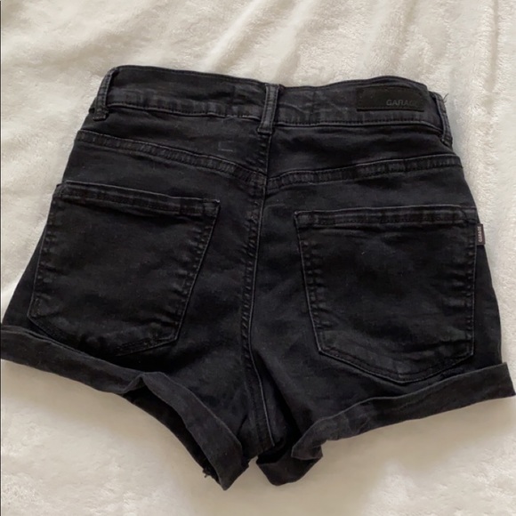 Garage Black Jean Shorts - Picture 2 of 4